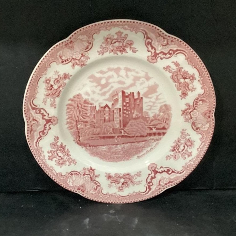 Johnson Brothers Old Britain Cstles Dinner Plate, Vintage Pink Transferware - Picture 5 of 11